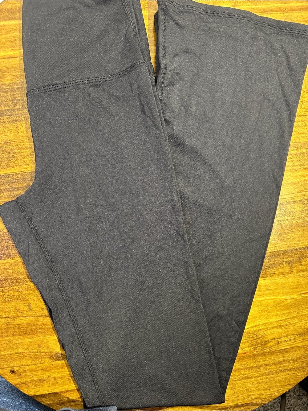 Everyday Black High-Rise Flare Leggings